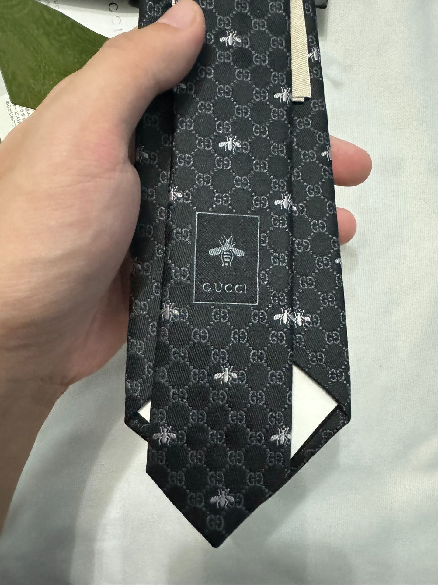 Gucci Gucci brand-new full-print little bee classic tie 2501-Next Size ONE SIZE - 6 Thumbnail