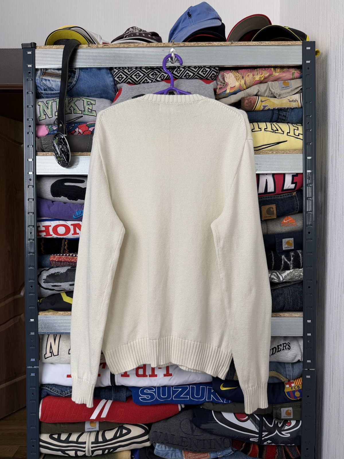 Polo Ralph Lauren Polo Ralph Lauren Cream Knit Sweater Size US M / EU 48-50 / 2 - 2 Thumbnail