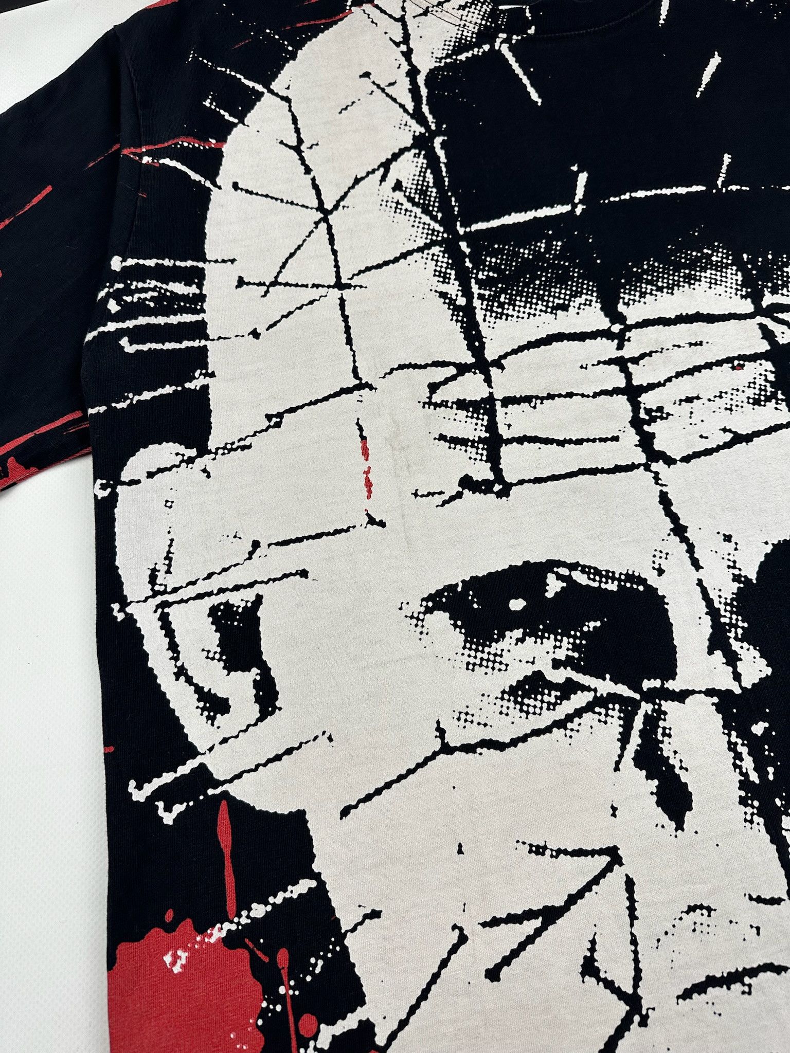Vintage Hellraiser aop tShirt movie tee all over print Size US M / EU 48-50 / 2 - 3 Thumbnail