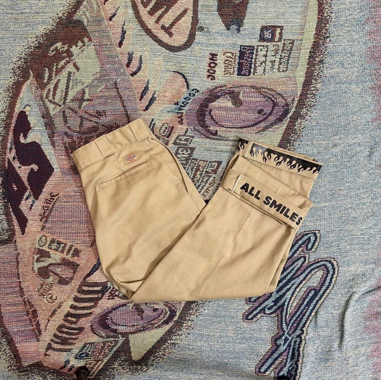 Dickies Custom Tan “All Smiles” Dickies Size US 32 / EU 48 - 2 Thumbnail