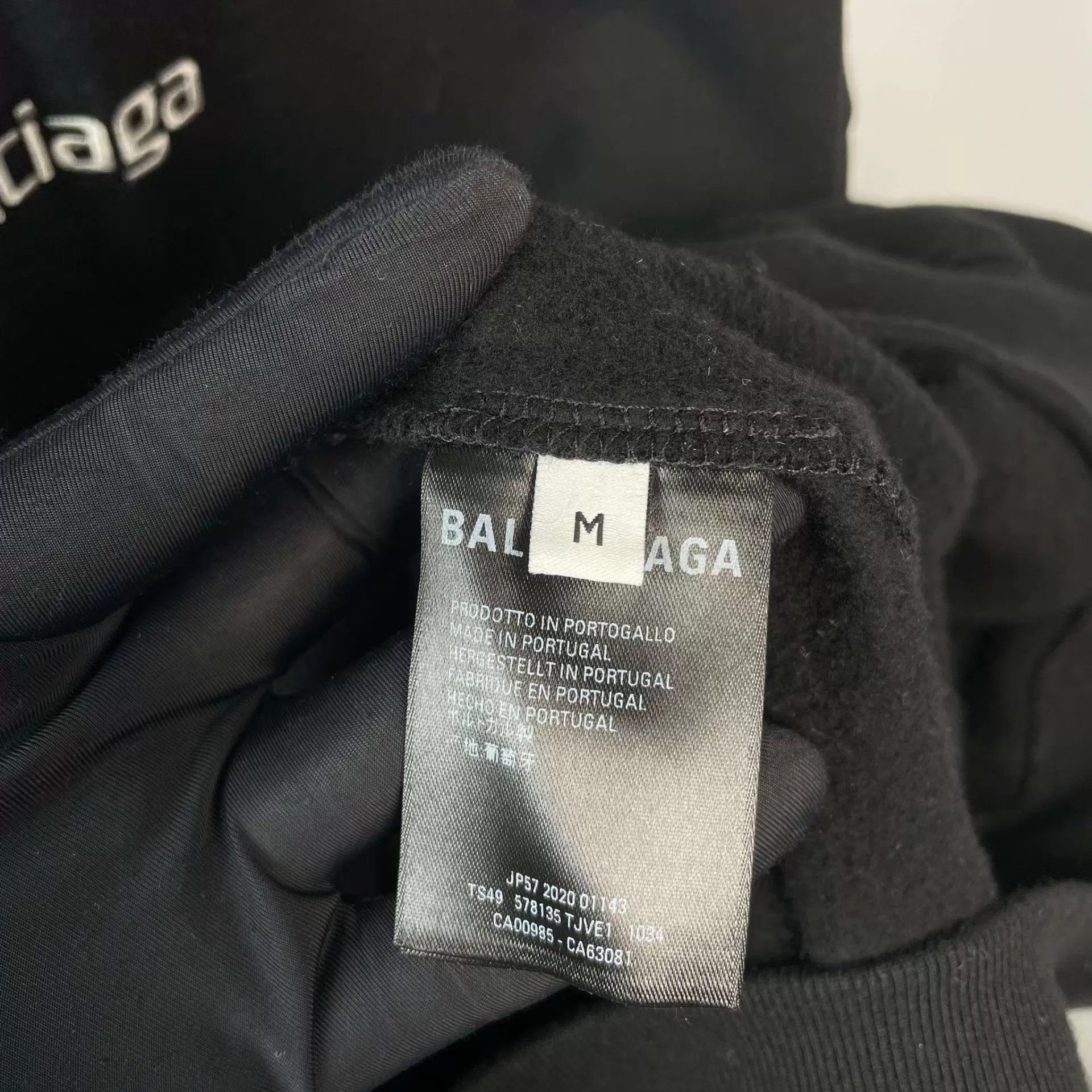 Balenciaga Balenciaga 95 New Cotton Sweatshirt M Black Size US M / EU 48-50 / 2 - 4 Thumbnail