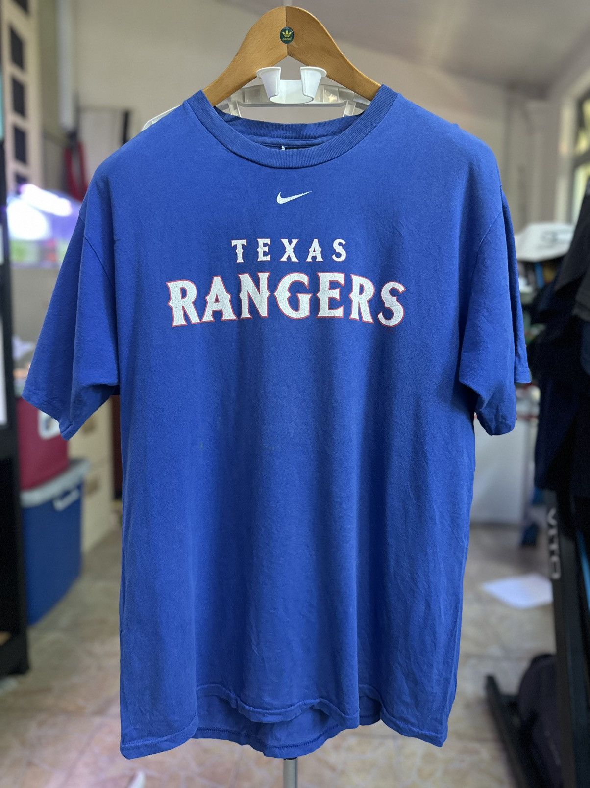Nike Vintage Nike Canter Texas Rangers faded shirt Size US M / EU 48-50 / 2 - 1 Thumbnail