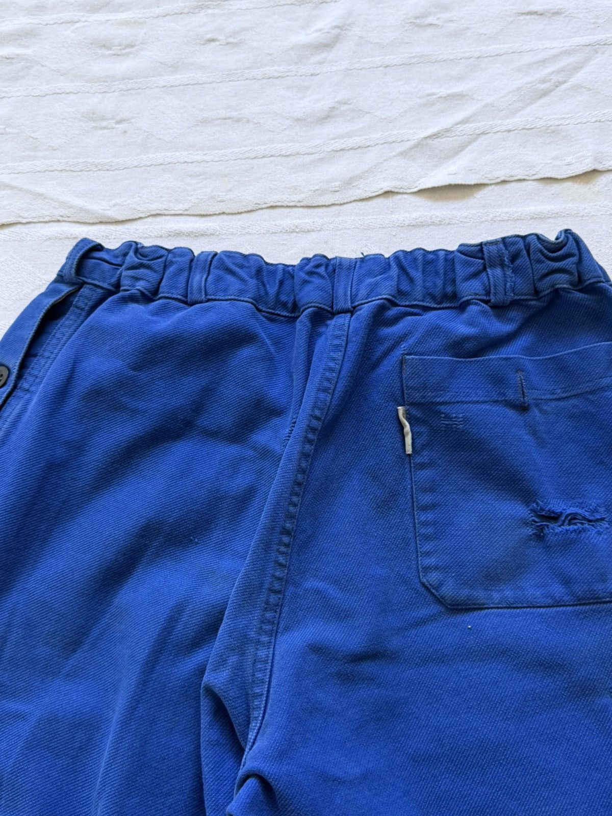 Le Laboureur Vintage 80S French „Lutteurs” Faded Work Pants Size US 30 / EU 46 - 9 Thumbnail