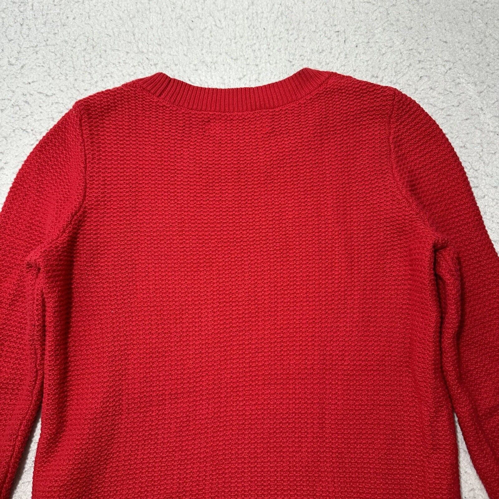 Loft LOFT XS Long Sleeve Crewneck Red Pullover Sweater Buttons Size XS / US 0-2 / IT 36-38 - 11 Thumbnail