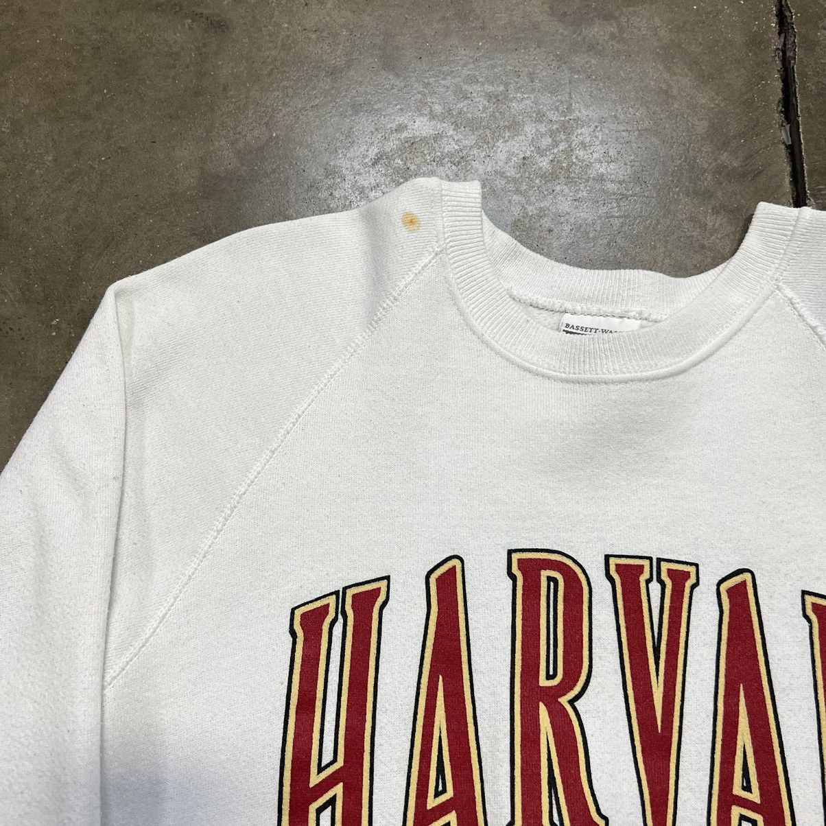 Russell Athletic × Vintage Vintage 80s Harvard University Crewneck Raglan College Size US L / EU 52-54 / 3 - 4 Thumbnail