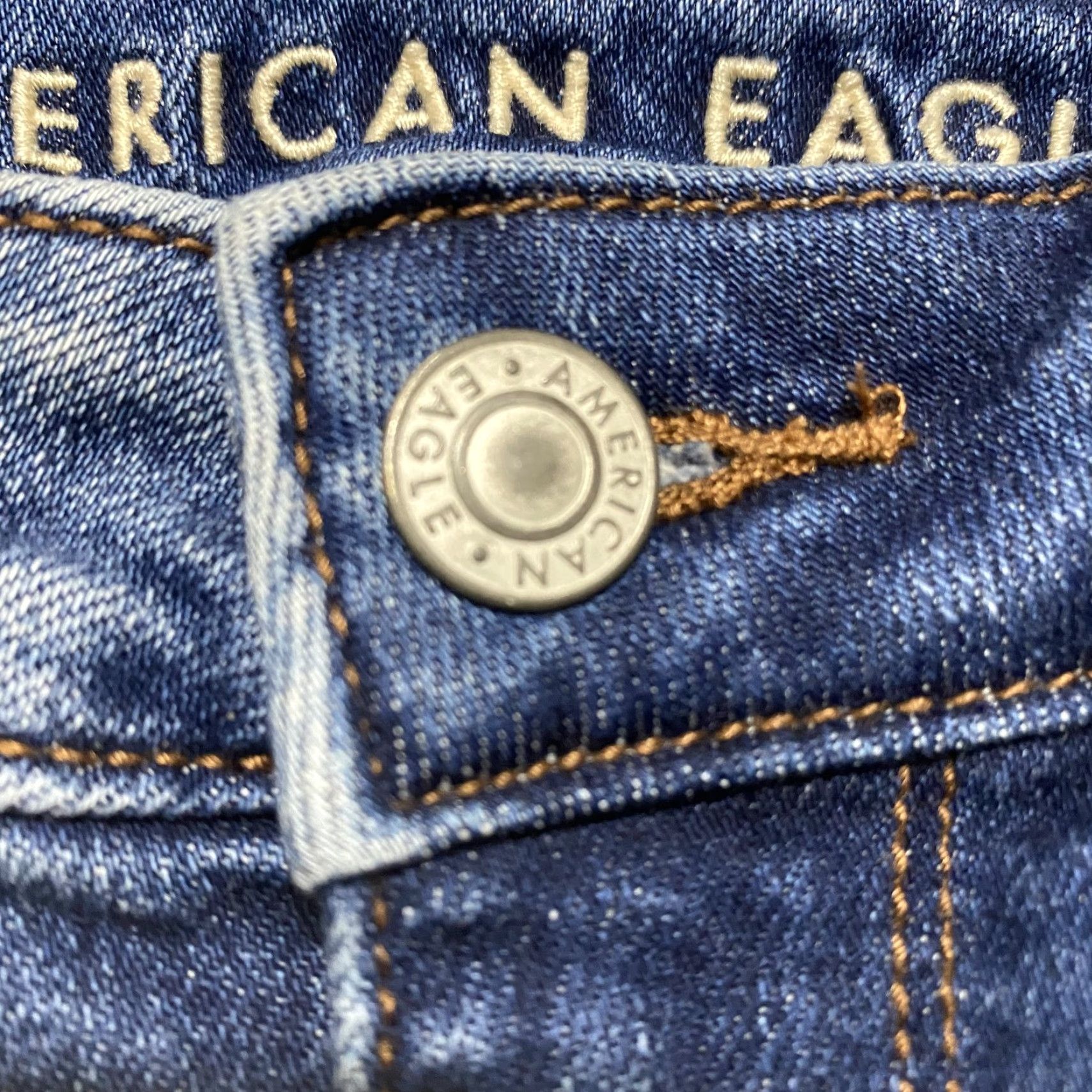 American Eagle Outfitters American Eagle Outfitters Jeans Womens 2 Blue High Rise Jegging Distressed Denim Slim 27 In Inseam Womens Blue Jeans 2 Size 26" / US 2 / IT 38 - 3 Thumbnail