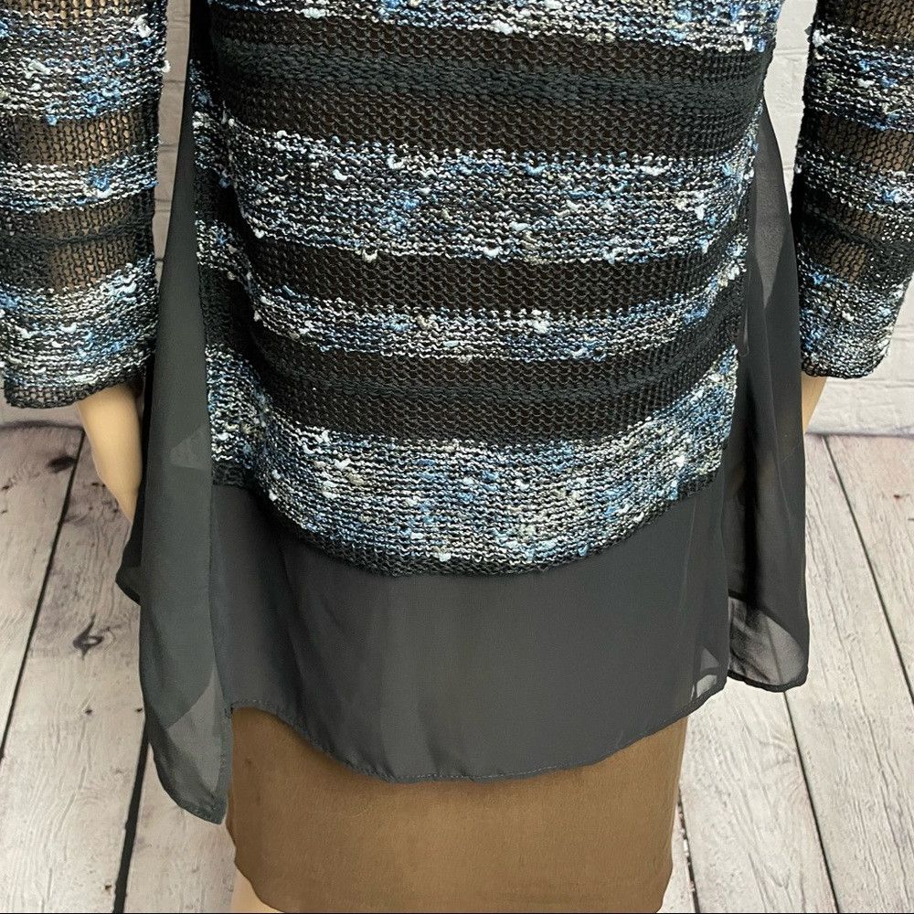Other New Ball Of Cotton Combo Black Blue Linen Viscose Tunic Swe Size M / US 6-8 / IT 42-44 - 8 Thumbnail