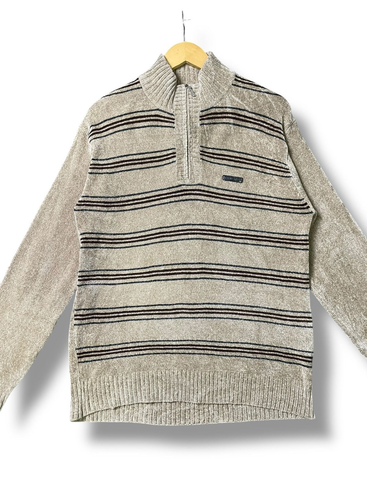 Designer × Dunlop × Vintage Dunlop x Vintage Men’s Stripe Pullover Sweater (35) Size US M / EU 48-50 / 2 - 1 Thumbnail
