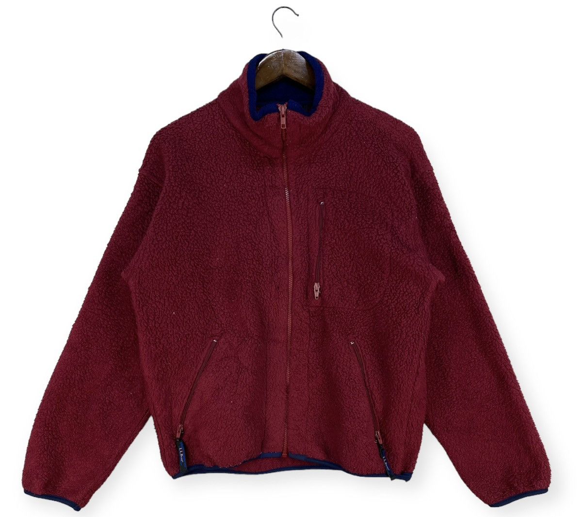L.L. Bean Vintage LL.Bean Fleece Sweater Size M / US 6-8 / IT 42-44 - 1 Thumbnail