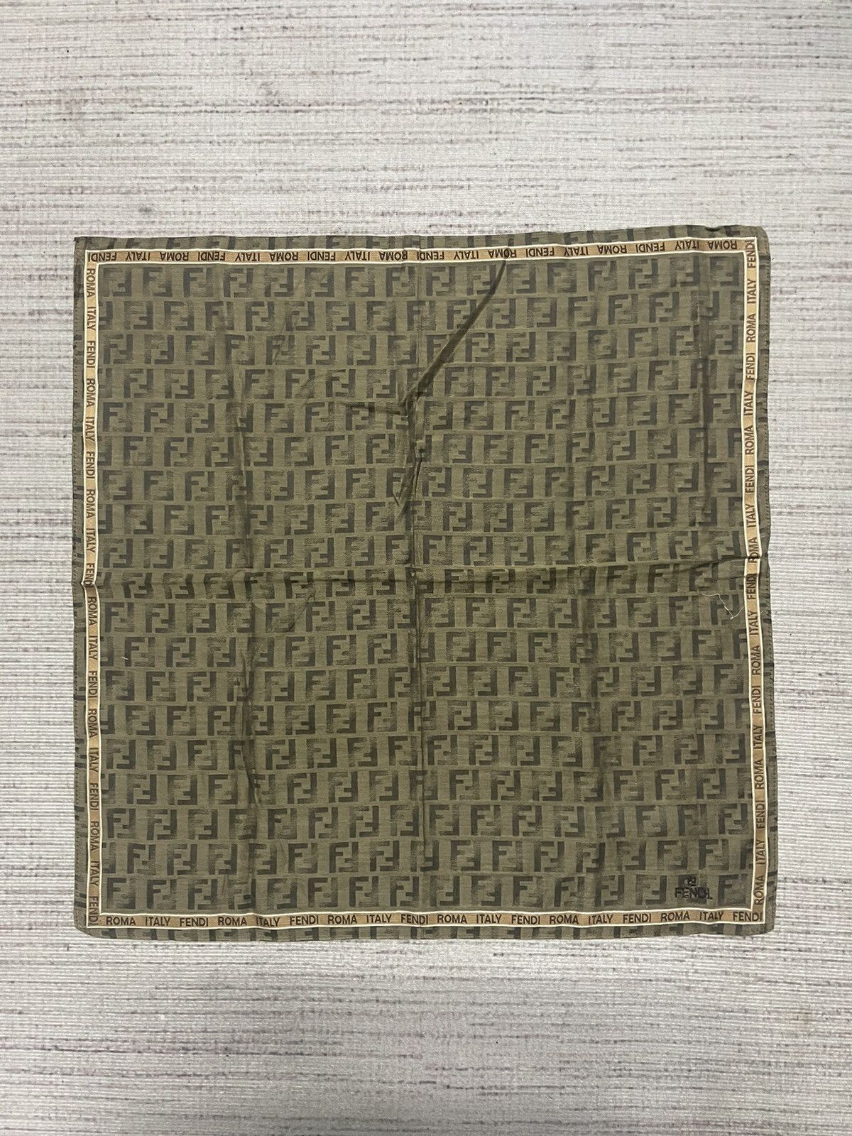 Fendi Vintage Fendi Handkerchief Bandana Size ONE SIZE - 1 Thumbnail