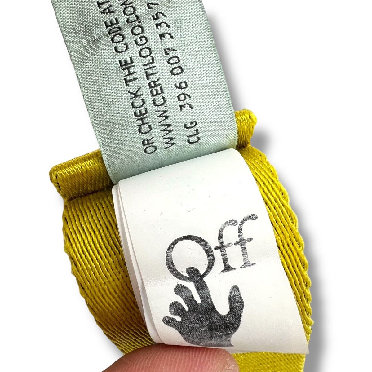 Off-White Off-White Yellow Belt Size ONE SIZE - 5 Thumbnail