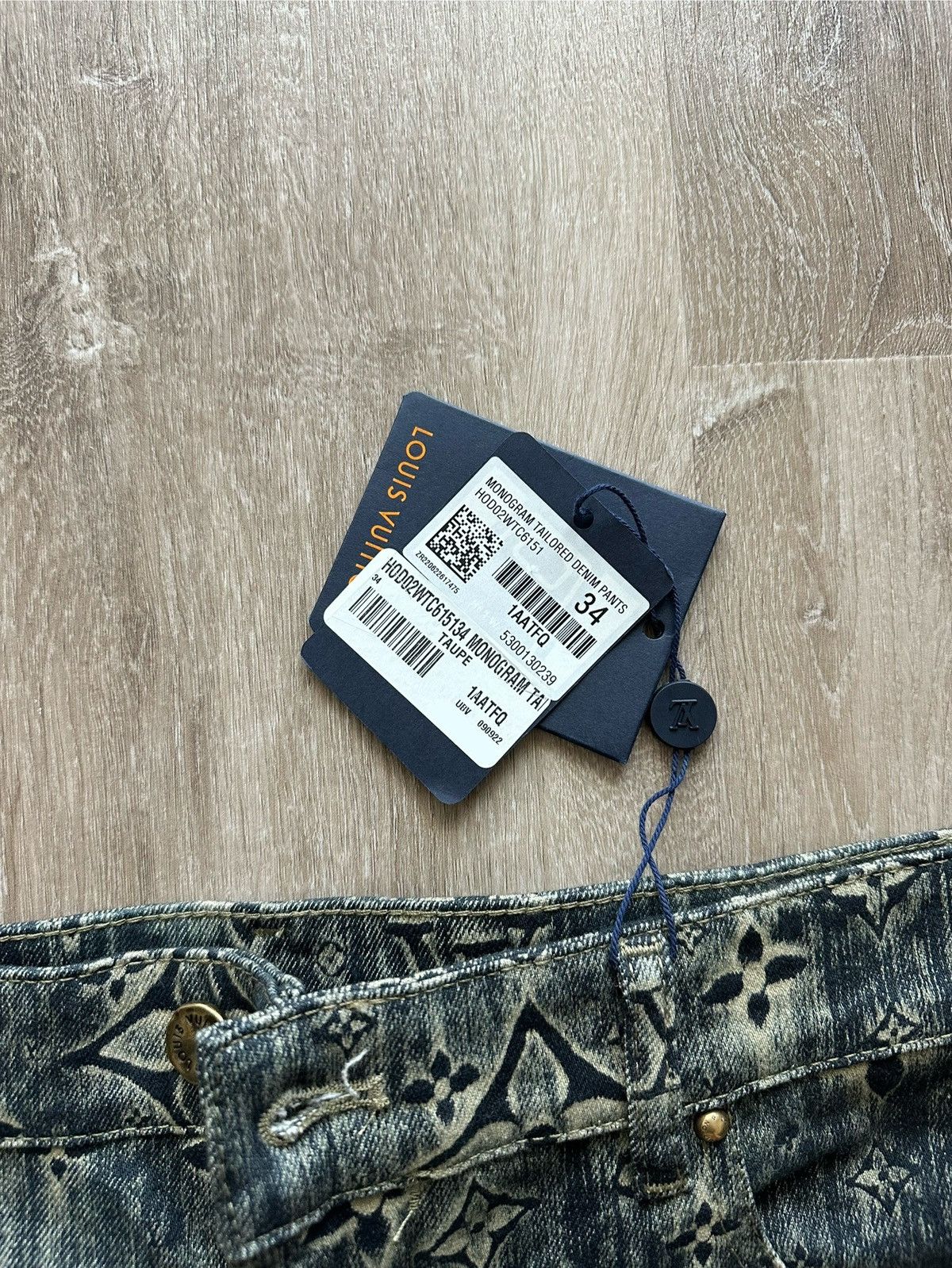 Louis Vuitton LOUIS VUITTON Denim Monogram Pant Size US 34 / EU 50 - 4 Thumbnail