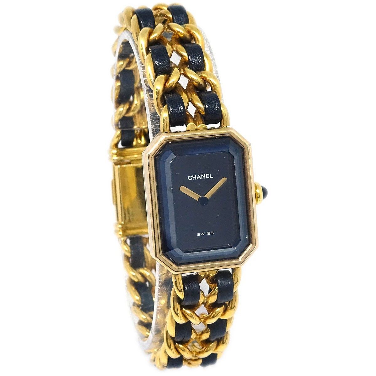 Chanel Chanel Premiere Rock Quartz Watch Plated Metal and Leather Size ONE SIZE - 1 Thumbnail