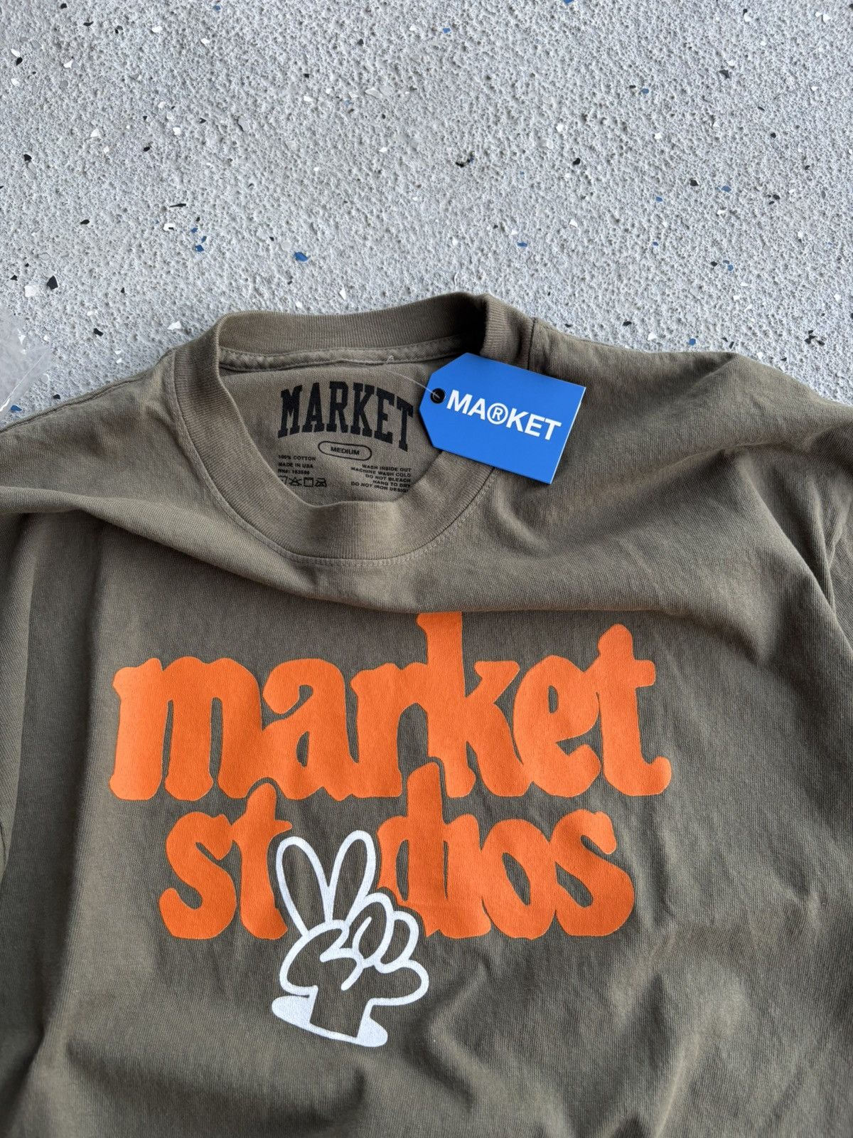 Market (NWT) Market Studios Arch Logo Graphic Tee - Kelp Green Size US M / EU 48-50 / 2 - 5 Thumbnail