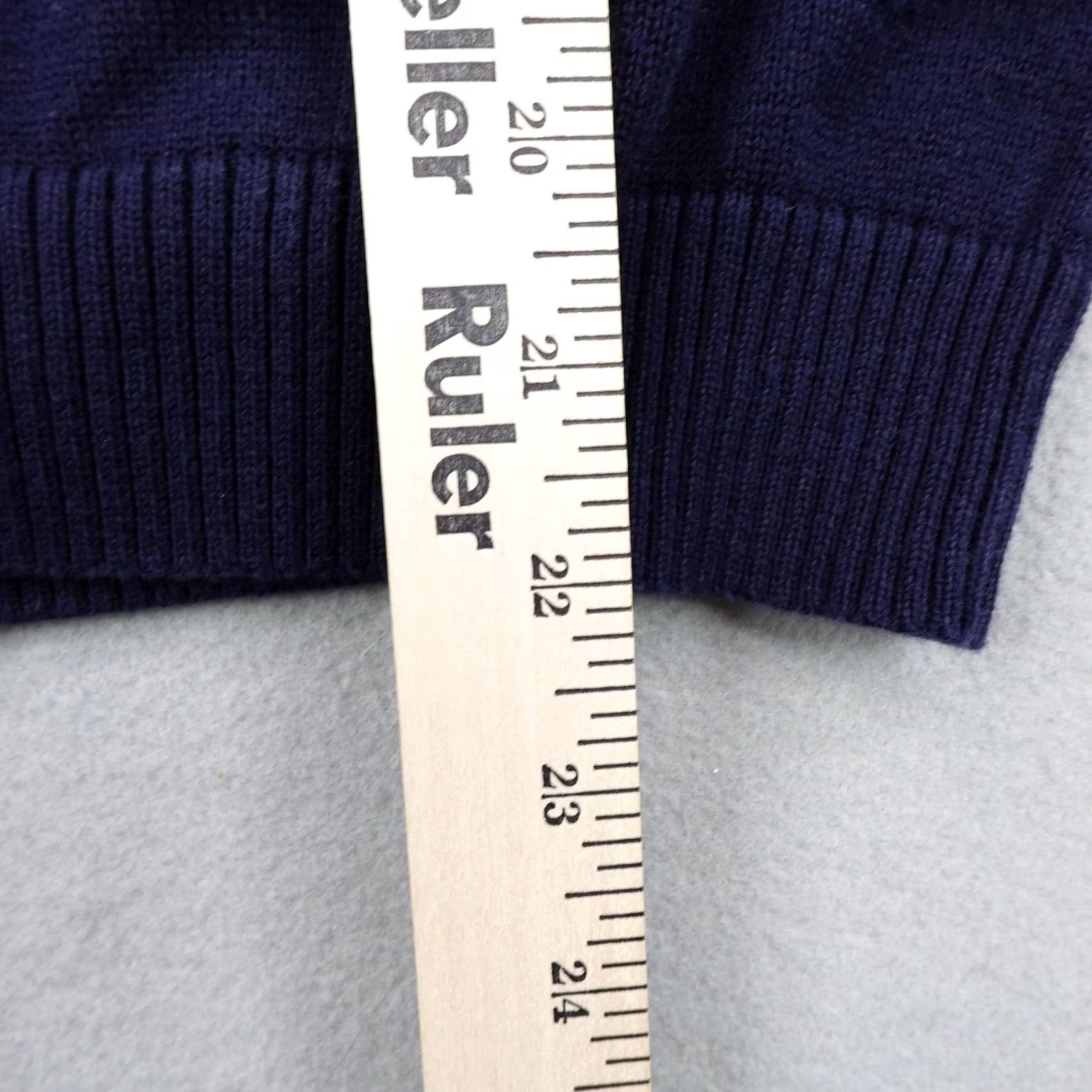 Ralph Lauren Lauren Ralph Lauren Hoodie Womens Medium Blue White Full Zip Sweatshirt Active Size M / US 6-8 / IT 42-44 - 6 Thumbnail