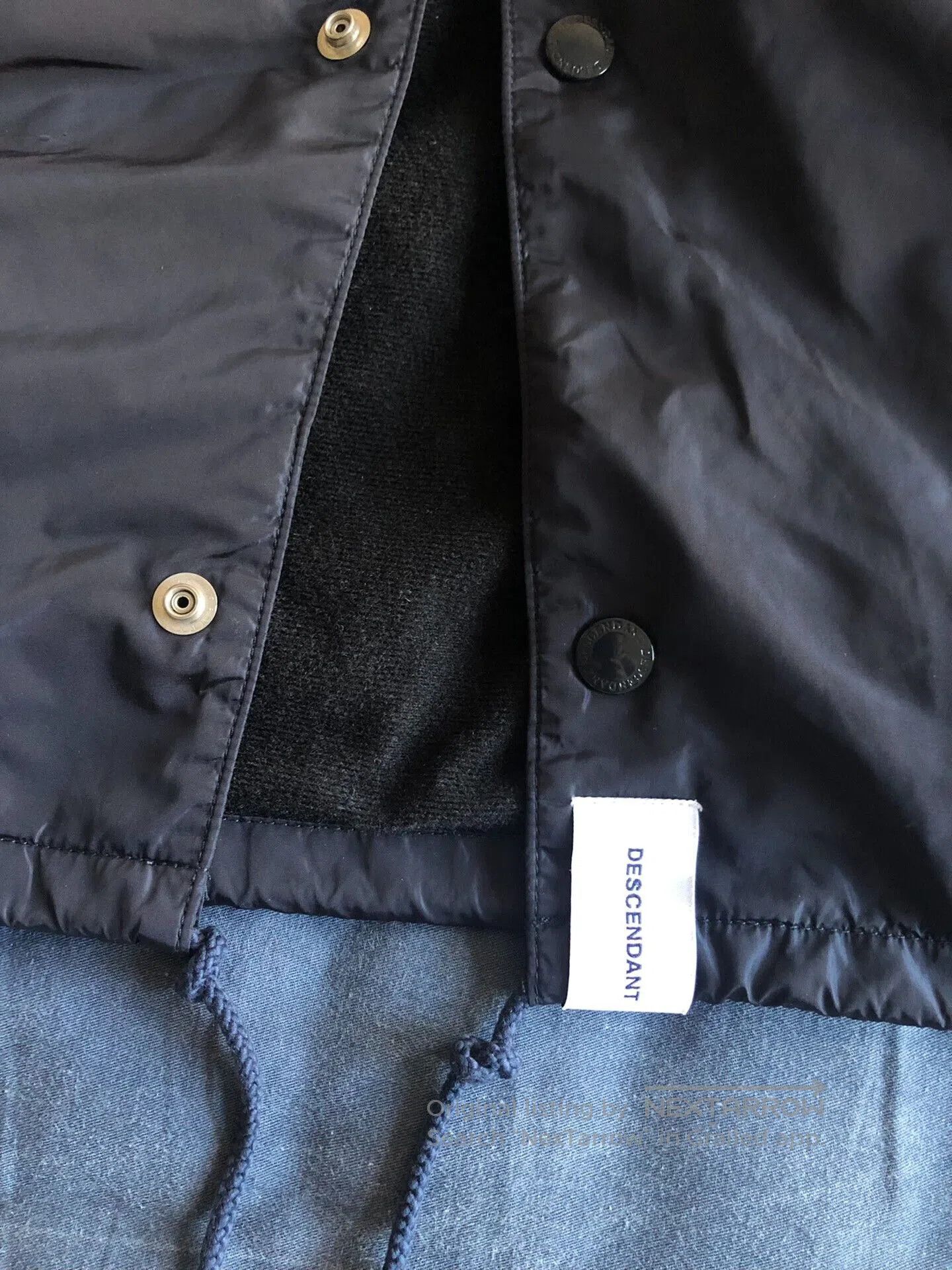Japanese Brand Descendant Coach Jacket in Dark Blue. Size US M / EU 48-50 / 2 - 5 Thumbnail