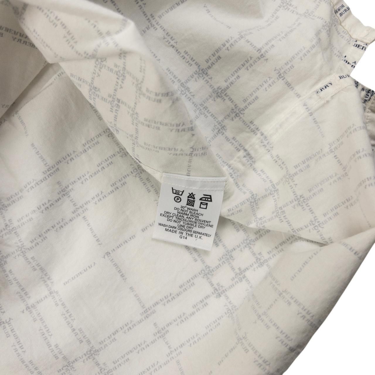 Burberry Burberry Nova Check Text Short Sleeve Button Up Shirt Size M Size US M / EU 48-50 / 2 - 4 Thumbnail