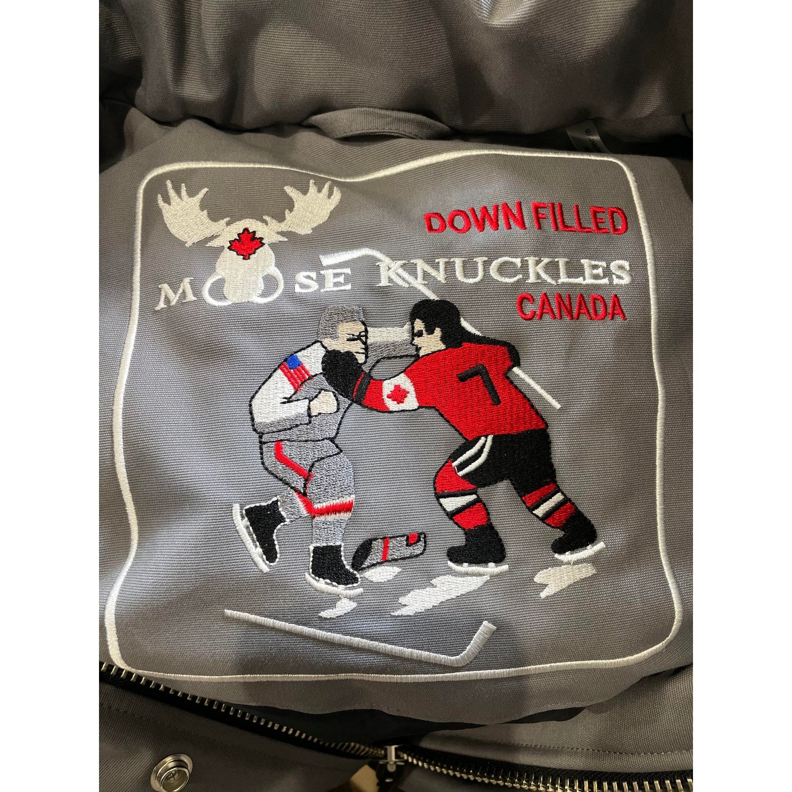 Moose Knuckles Moose Knuckles Slate Grey Parka Jacket Size US L / EU 52-54 / 3 - 10 Thumbnail