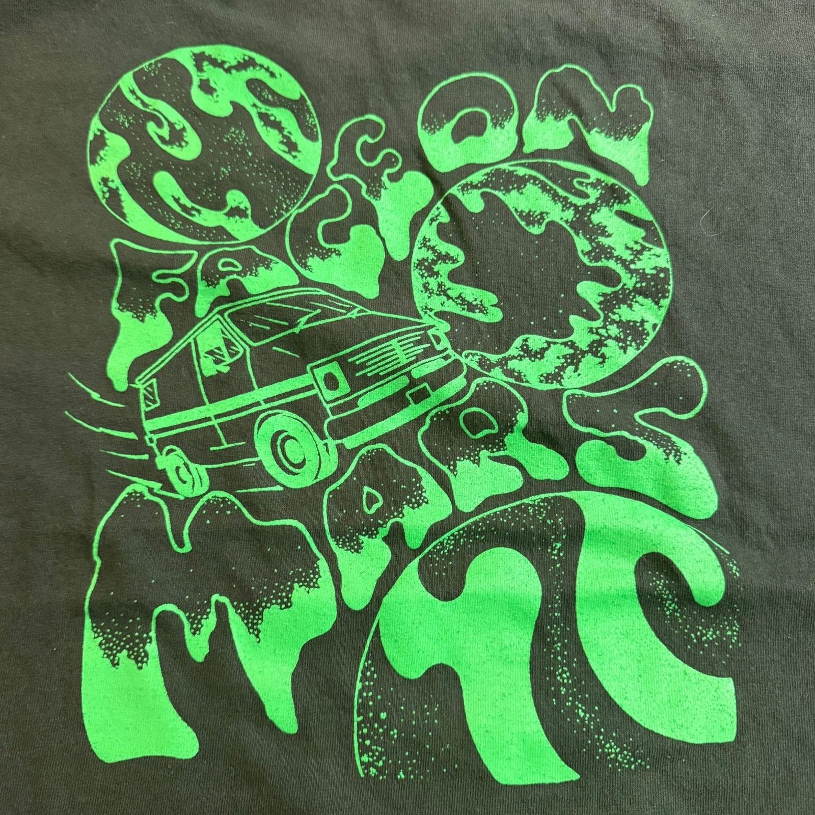 Other Face On Mars Psychedelic Band Green T-Shirt Size M Size US M / EU 48-50 / 2 - 2 Thumbnail