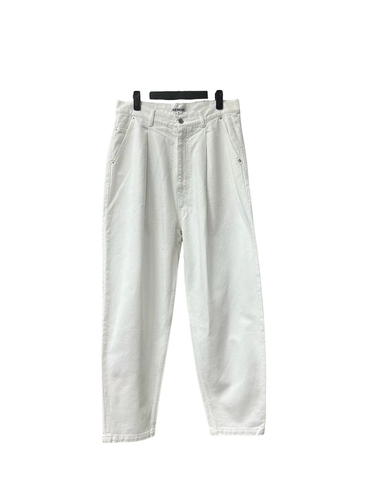 Hed Mayner Hed Mayner White Cotton Pants Size 46 Size US 30 / EU 46 - 1 Thumbnail