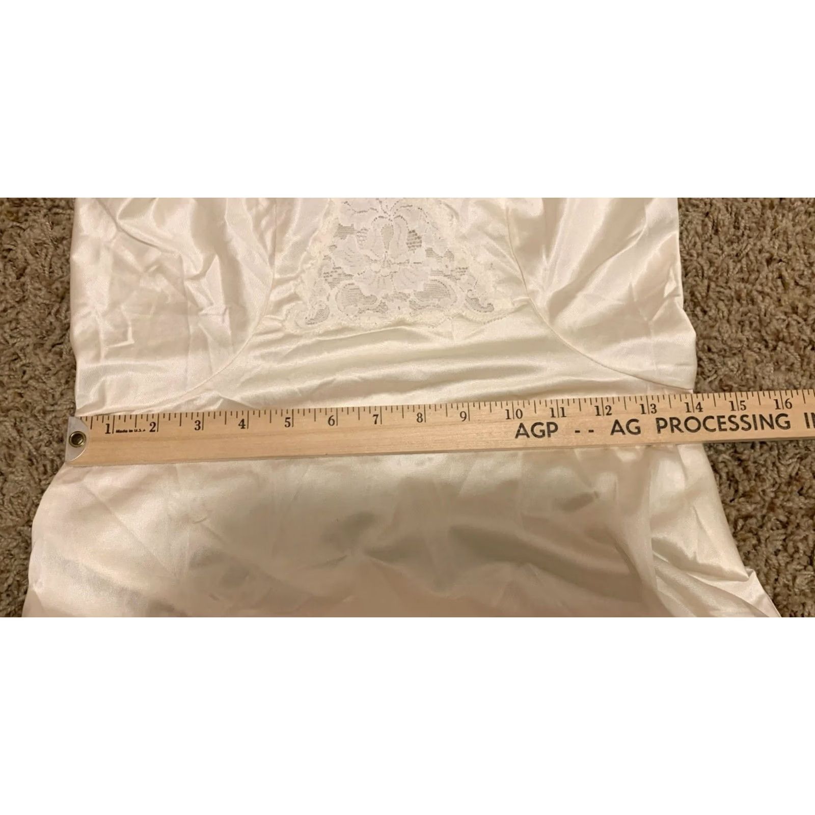 Sears VINTAGE SEARS SILKY IVORY NYLON lace LINGERIE FULL SLIP DRESS Long Sz 34 766 Size XXS / US 00 / IT 34 - 7 Thumbnail