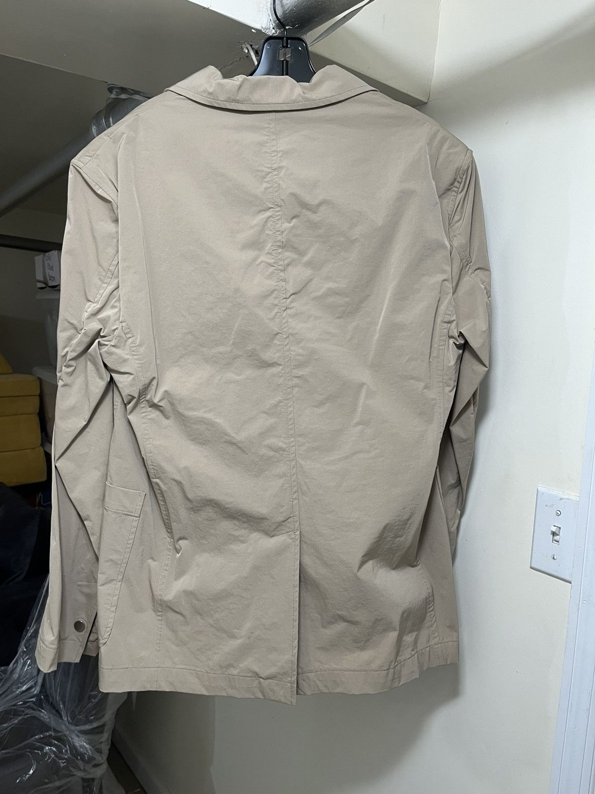 Bottega Veneta Men’s Double-Breasted Nylon Sport Coat Sz 48R EU(38R US) Size 38R - 4 Thumbnail