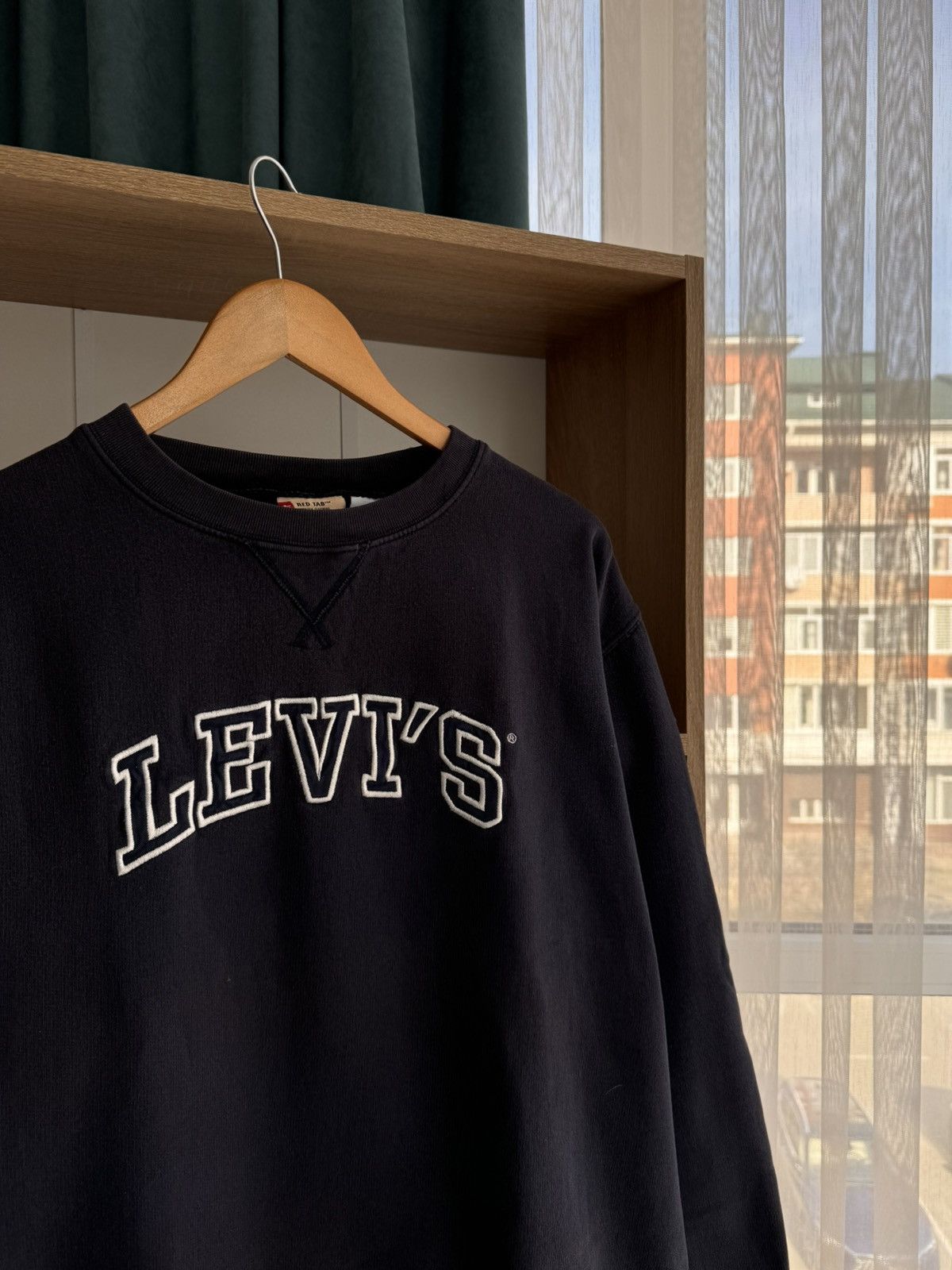 Levi's Vintage Clothing × Vintage VTG Levi’s Big Logo Navy Sweatshirt Size US M / EU 48-50 / 2 - 4 Thumbnail