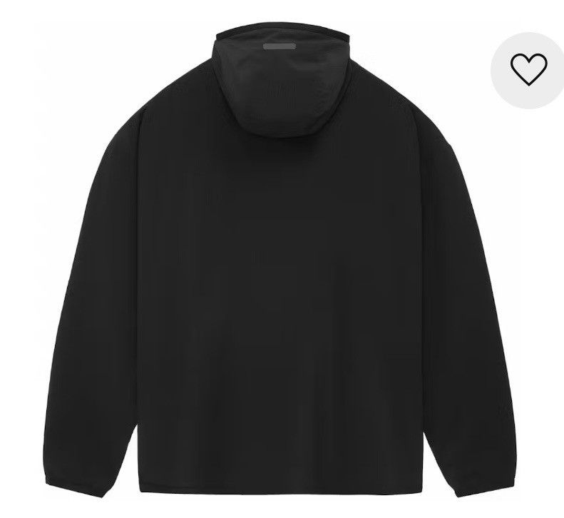 Fear of God FOG Athletic Stretch Woven Running Hoodie (Black/Medium) Size US M / EU 48-50 / 2 - 2 Thumbnail