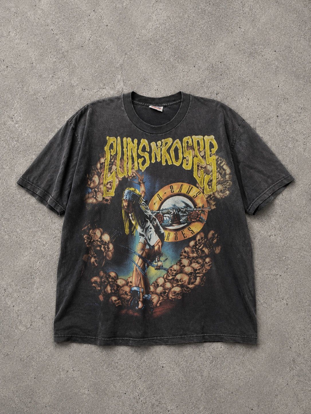 Vintage GUNS N FUCKIN ROSES TEE 91/92 | Grailed