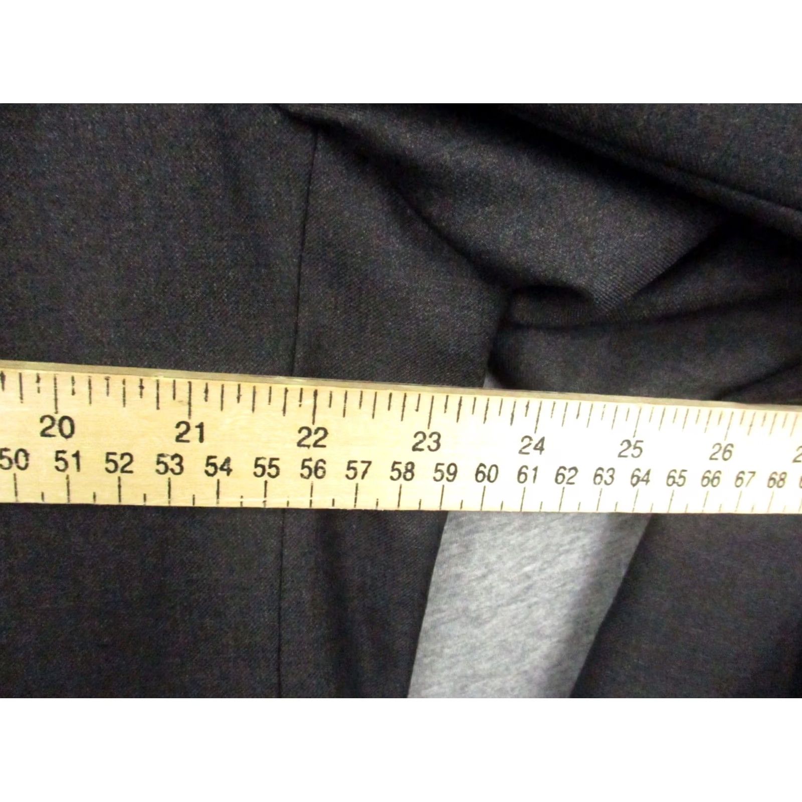 Vintage Hickey Freeman Solid Black Wool Blazer Jacket 48R EUC Mens Blazer Size 48R - 5 Thumbnail
