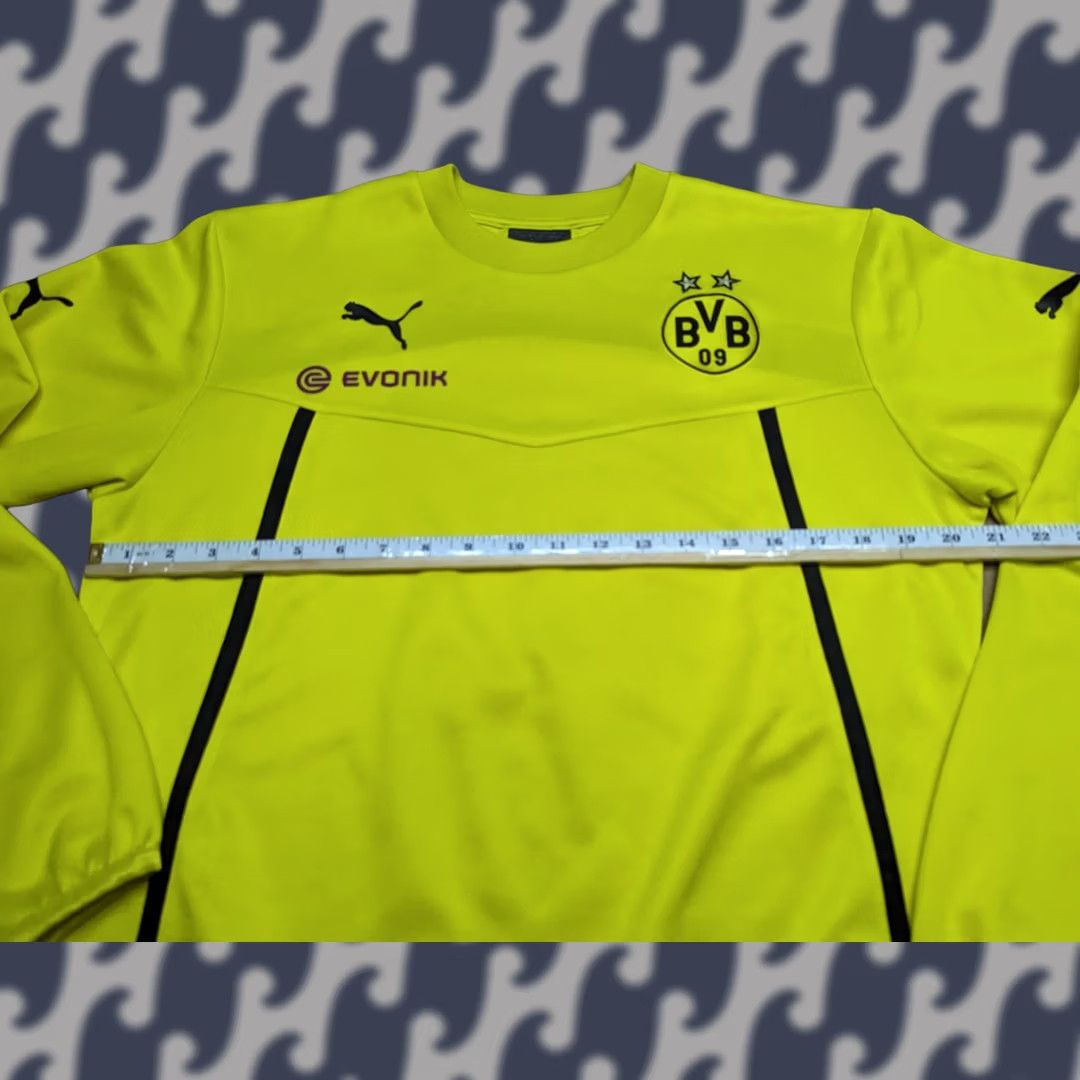 Puma Puma Dortmund 2013-2014 Mens Jacket Small Staff Issue Training Shirt Jersey Quick Dry Water Resistant Yellow Activewear Football Mens Size US S / EU 44-46 / 1 - 1 Thumbnail