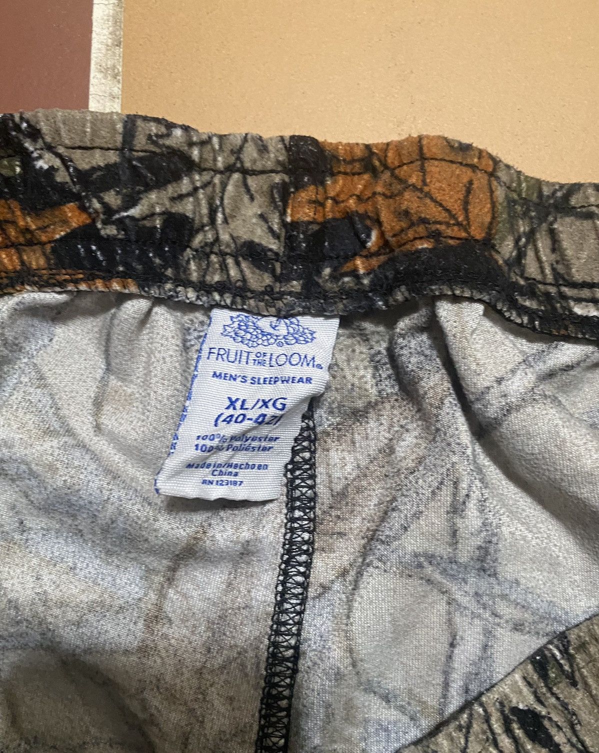Fruit Of The Loom Vintage Camo Sweatpants Y2k baggy Size US 40 / EU 56 - 5 Thumbnail