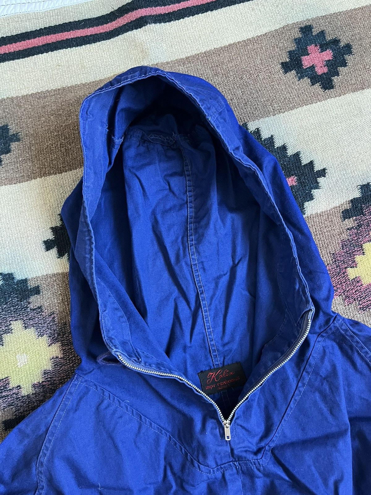 Other Vintage 50s 60s Kalix European Blue Hiking Jacket Anorak Size US L / EU 52-54 / 3 - 2 Thumbnail