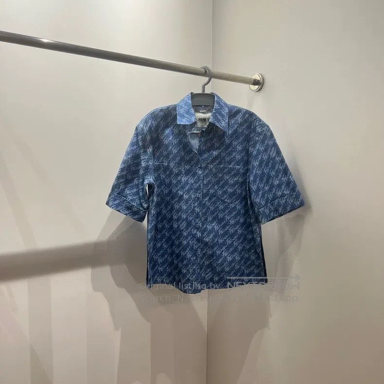 Fendi Fendi Printed Short Sleeve Size XXS / US 00 / IT 34 - 1 Thumbnail