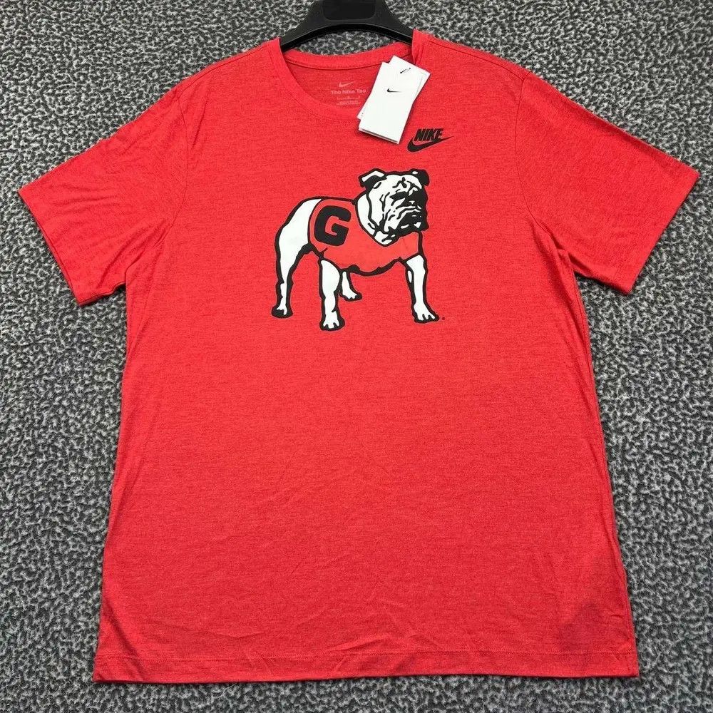 Nike Nike Shirt Men Georgia Bulldogs NCAA Crew Neck New L Size US L / EU 52-54 / 3 - 1 Thumbnail