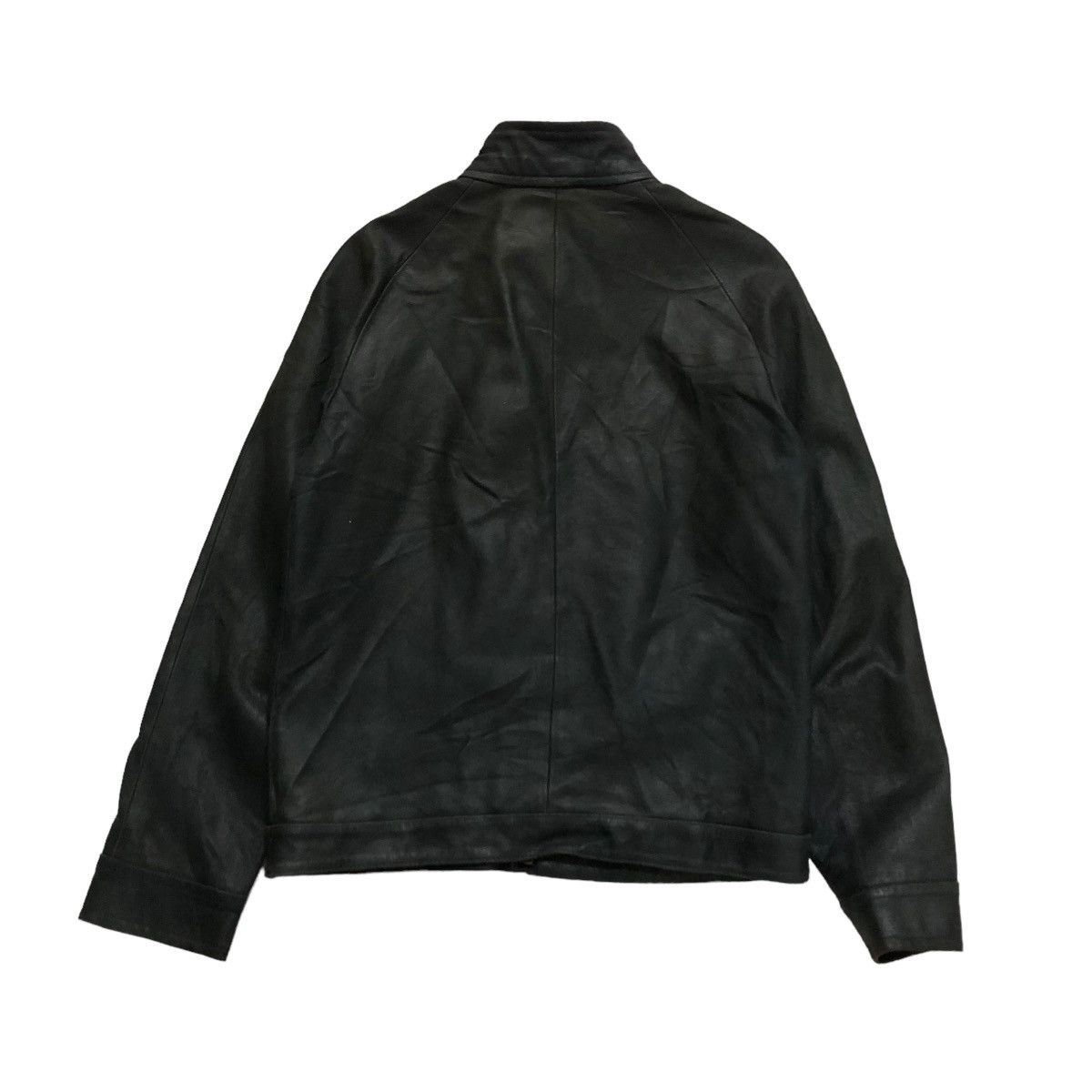 Hysteric Glamour 🔥CROPPED BIKER LEATHER JACKET FRUIT CAKE CAFE RACER WEAR Size US M / EU 48-50 / 2 - 2 Thumbnail