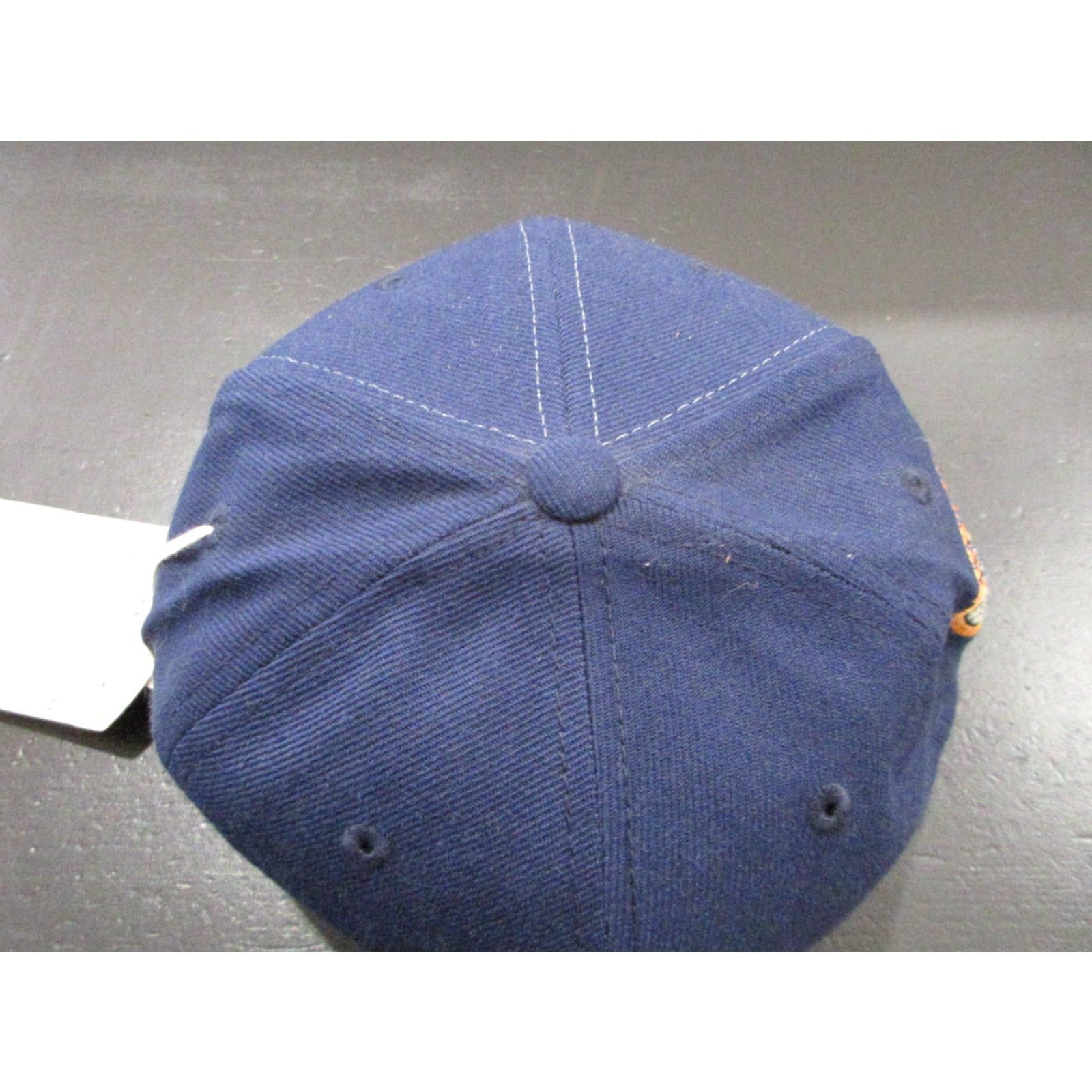 Vintage American Needle Blue Fives Baseball Cap 90s Logo Fitted Mens 7 1/2