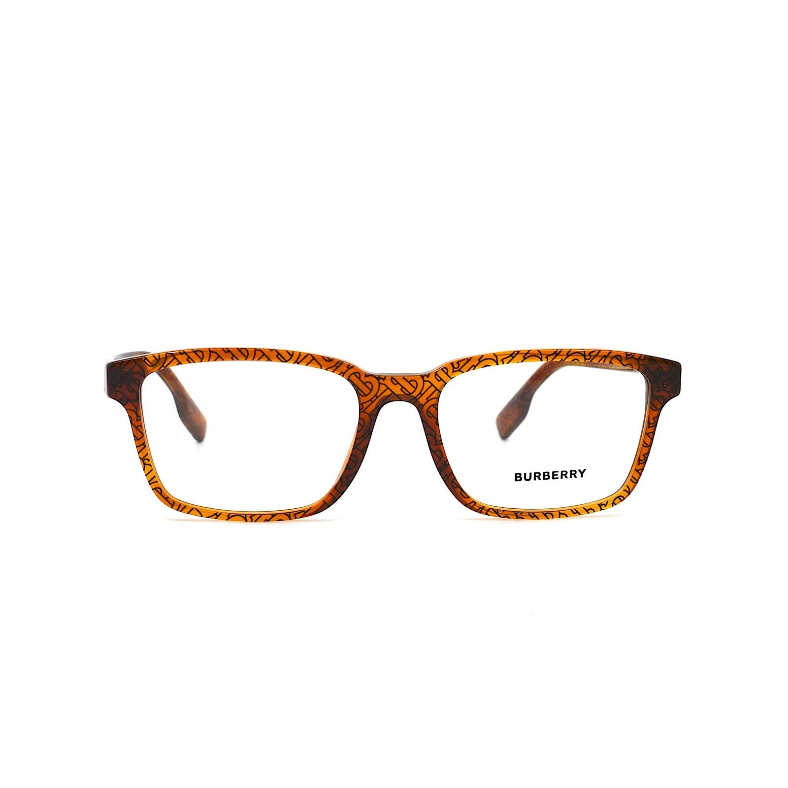 Burberry Burberry BE2308 3823 Transparent Brown/signature Eyeglasses Size ONE SIZE - 3 Thumbnail