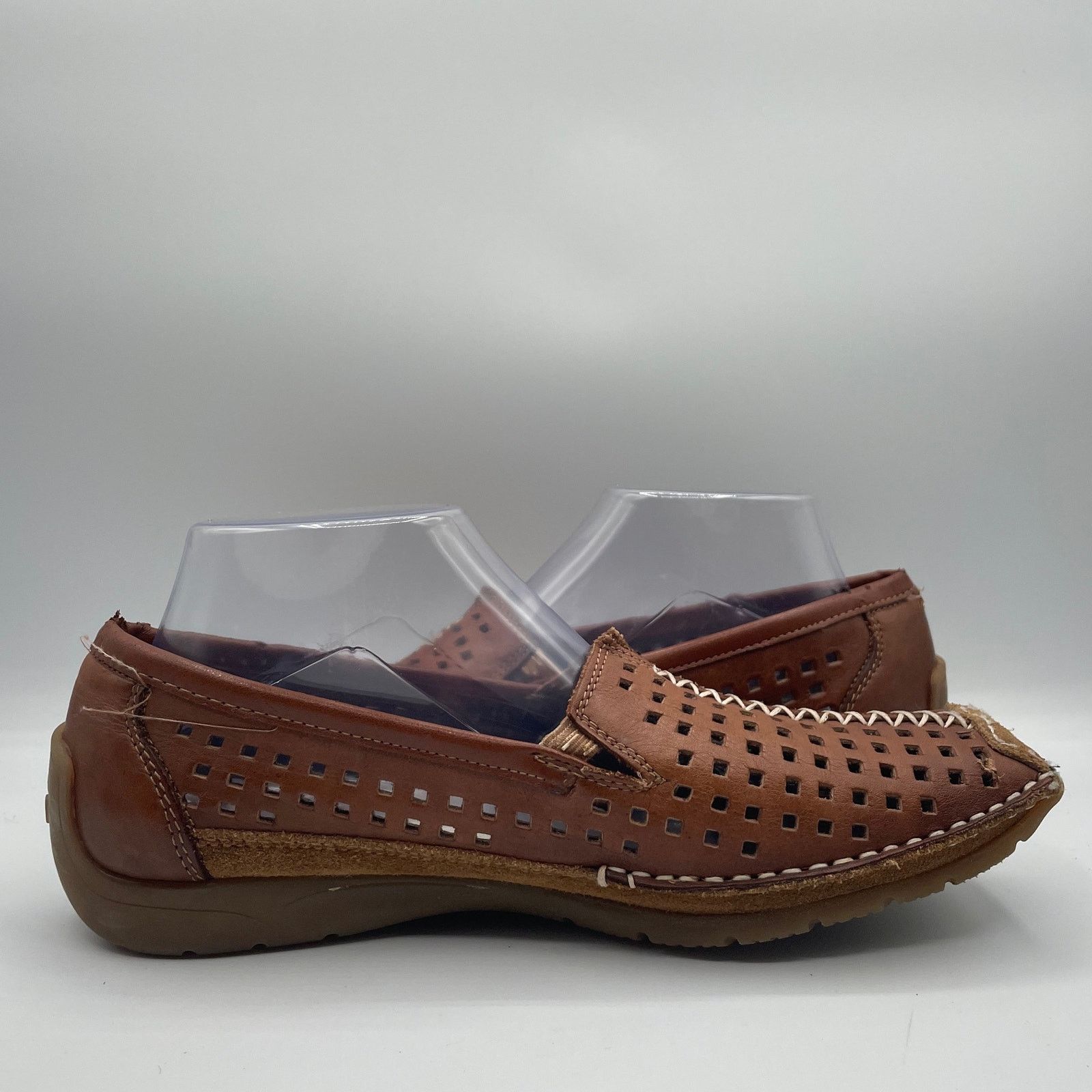 Rieker Rieker Anti Stress Loafers Leather Brown Mens 40 7.5 Size US 7.5 / EU 40-41 - 5 Thumbnail