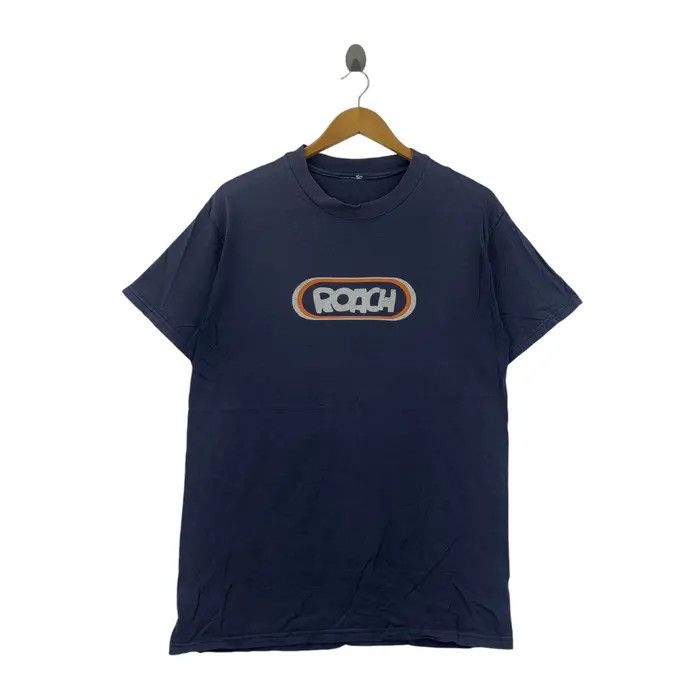 Vintage Vintage ROACH SKATEBOARD Natural Faded Trucks Tee Shirt Size US M / EU 48-50 / 2 - 1 Thumbnail