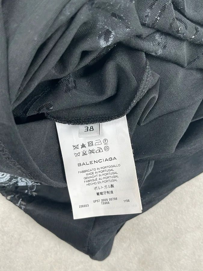 Balenciaga SS2009 Balenciaga Black Baroque Avant-Garde Dress Size S / US 4 / IT 40 - 9 Thumbnail
