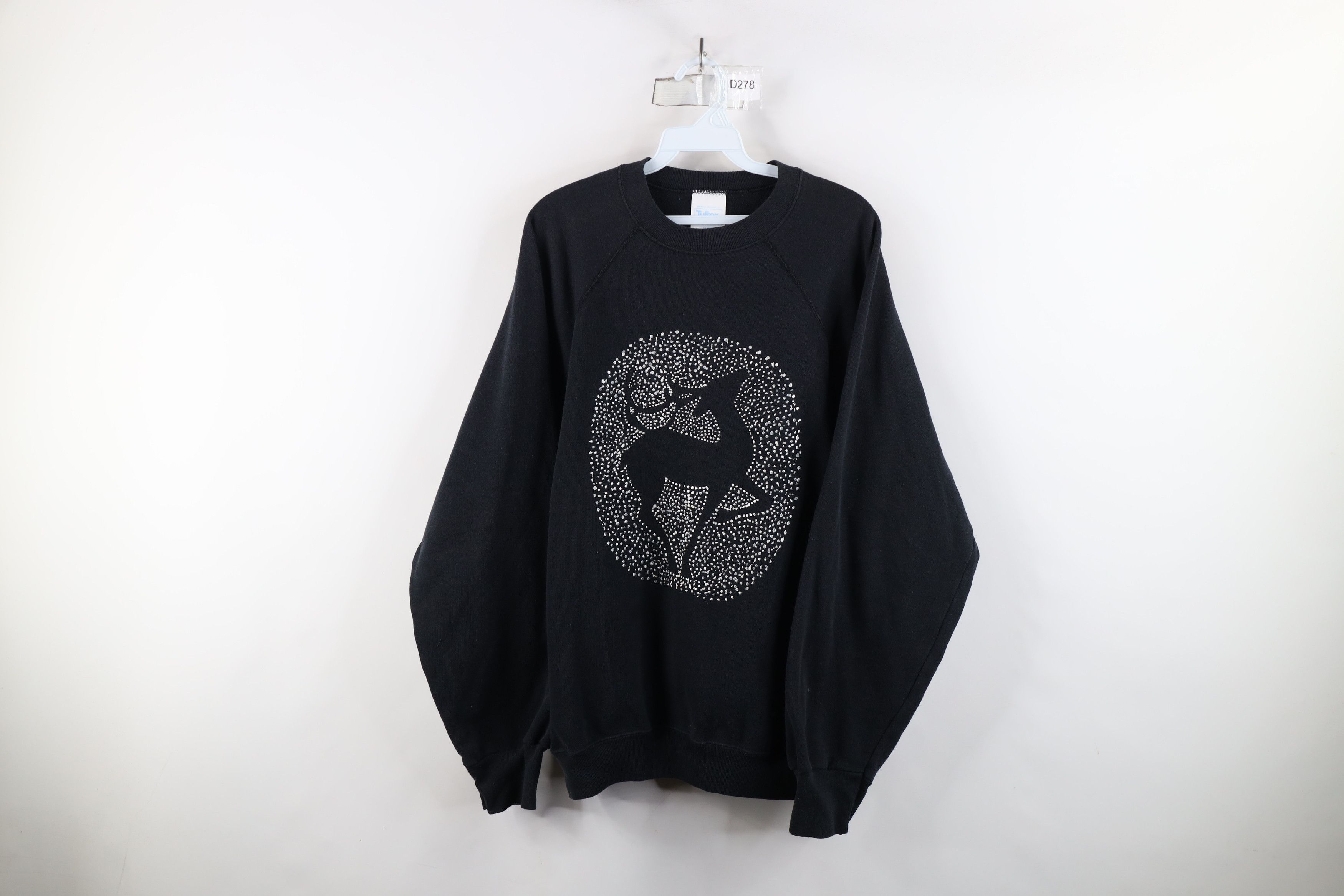 Vintage Vintage 90s Streetwear Christmas Reindeer Sweatshirt USA Size XL / US 12-14 / IT 48-50 - 1 Thumbnail