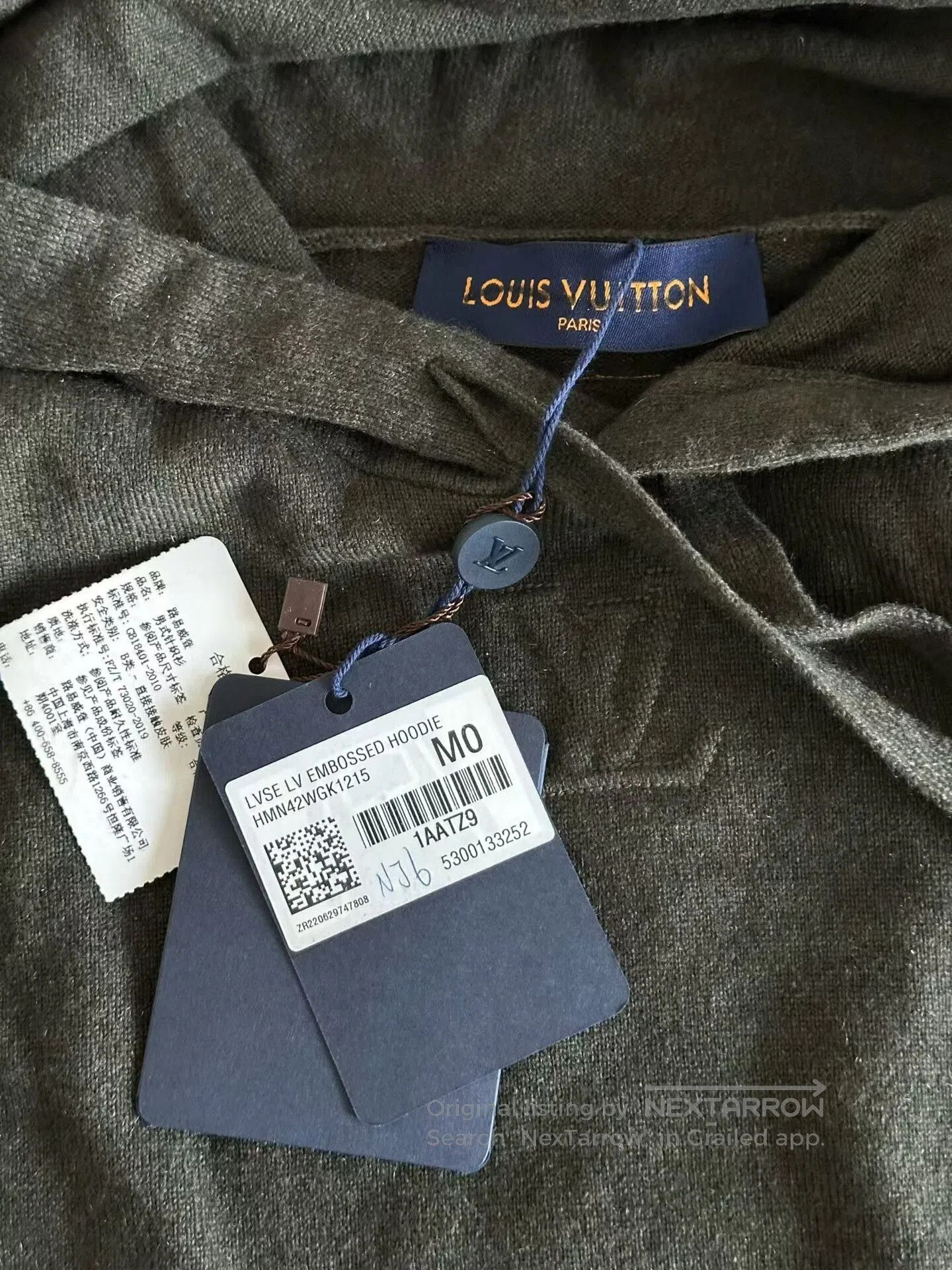 Louis Vuitton louis vuitton embossed logo cashmere hoodie. Size US M / EU 48-50 / 2 - 3 Thumbnail