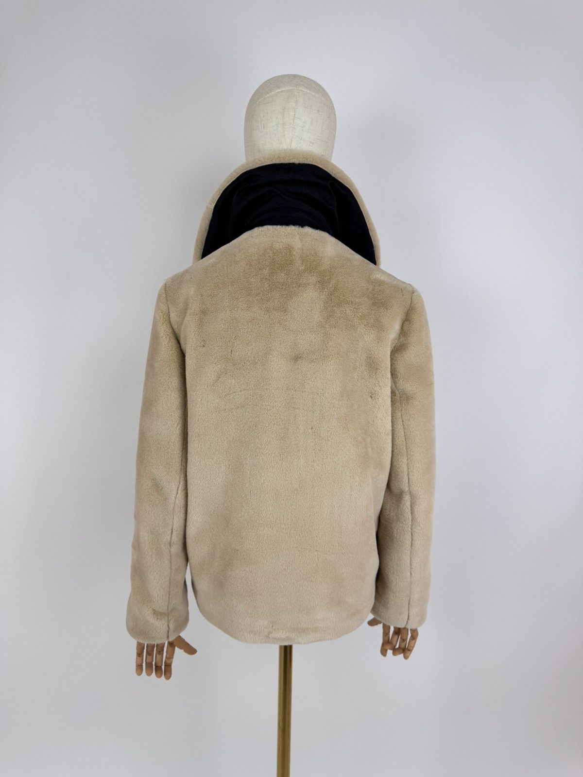 Zadig & Voltaire ZADIG & VOLTAIRE Teddy Soft Jacket Beige Faux Fur Womens Size S / US 4 / IT 40 - 5 Thumbnail