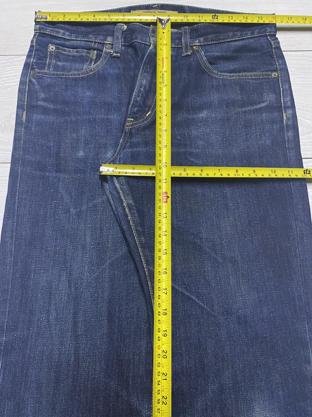 Uniqlo Vintage Uniqlo S-002 Faded Wash Distressed Loose Jeans Size US 32 / EU 48 - 11 Thumbnail