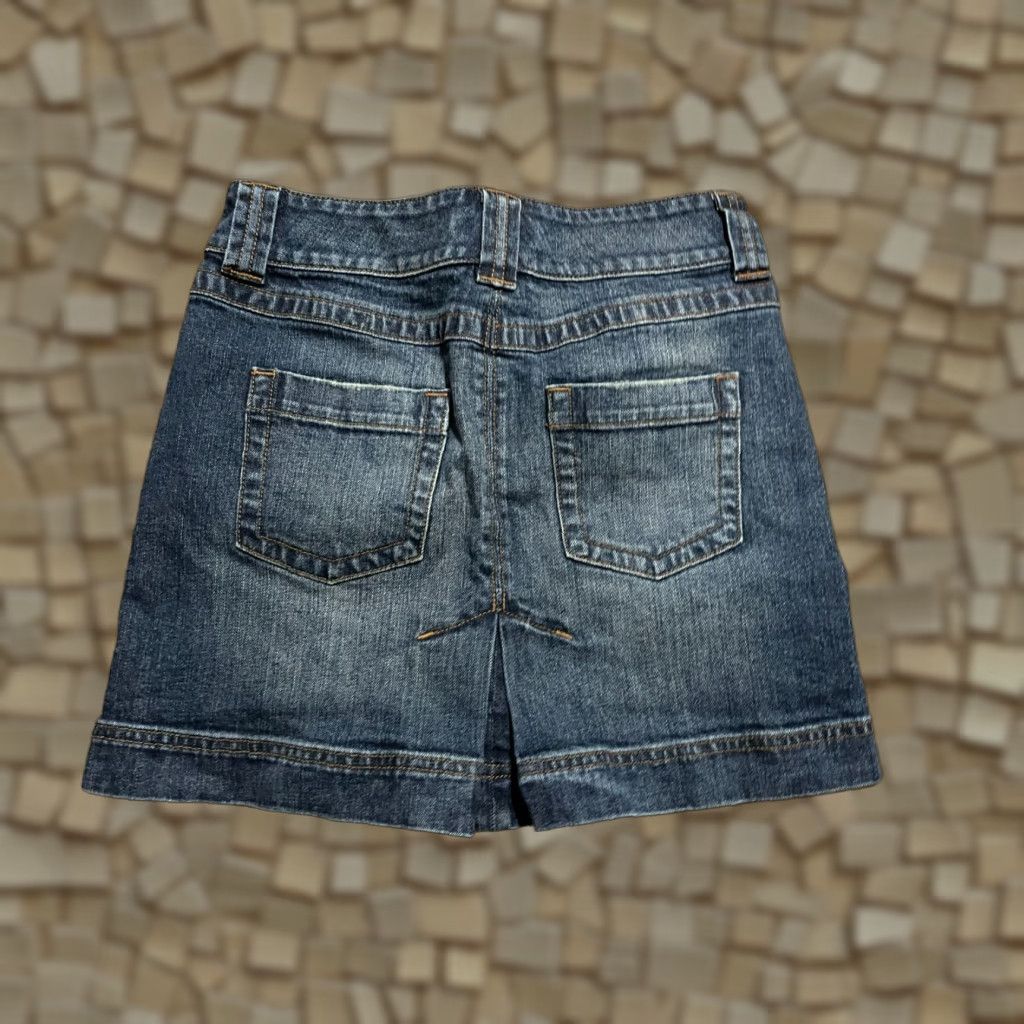 Vintage INC International Concepts Skirt Women 2 Denim Blue Mini Casual Short Regular Size 26" / US 2 / IT 38 - 1 Thumbnail
