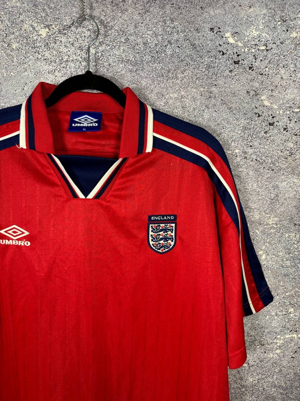 Umbro 90's England National Team 1992 Umbro Soccer Jersey Size US XL / EU 56 / 4 - 2 Thumbnail