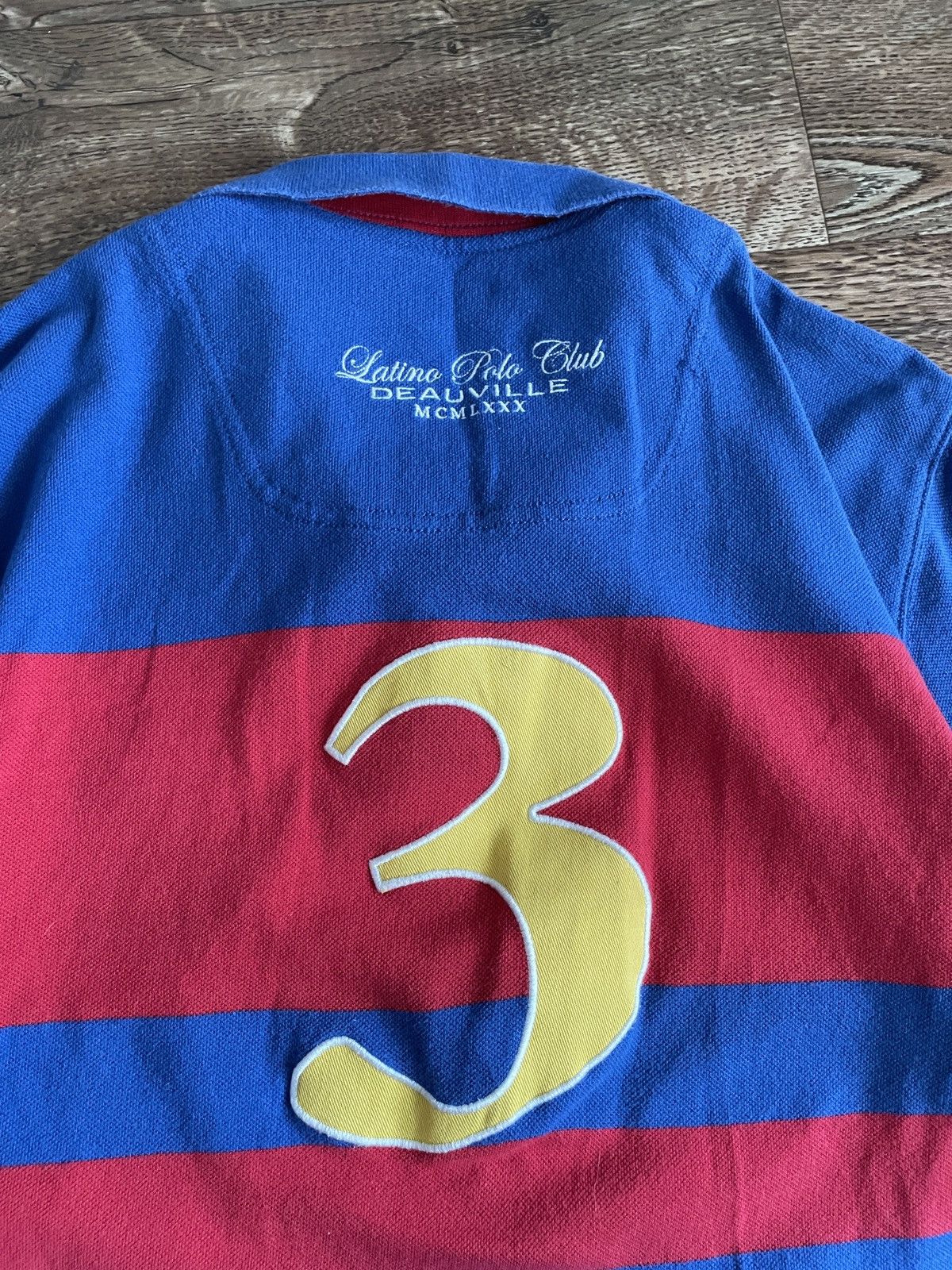 Designer × Polo Ralph Lauren × Vintage Vintage Latino Polo Ralph Lauren Style Blue Polo Shirt Size US M / EU 48-50 / 2 - 14 Thumbnail