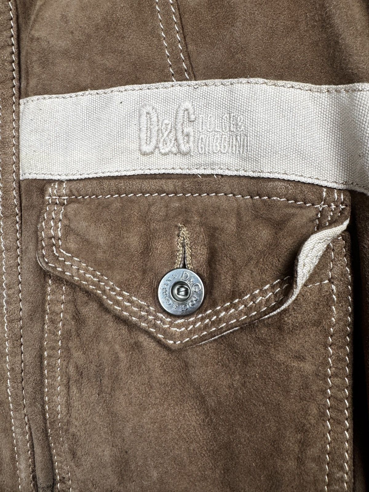 Dolce & Gabbana Dolce & Gabbana Leader SS05 lambskin suede leather jacket Size US L / EU 52-54 / 3 - 7 Thumbnail