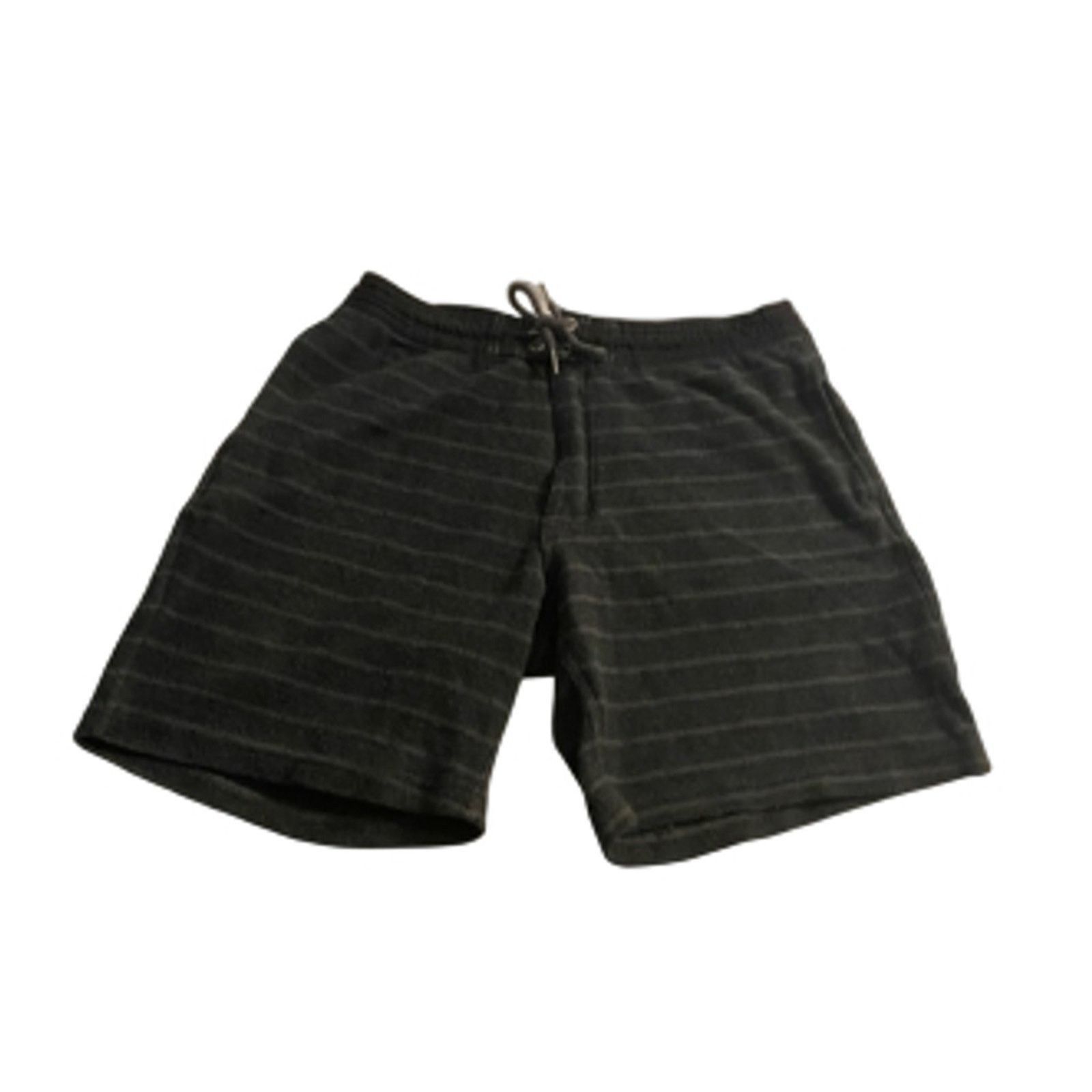 Quiksilver Surfcore Coastal Striped Knit Shorts Black Quiksilver Size US 35 - 2 Thumbnail